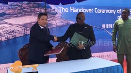 Chinese company hands over 2nd phase of deep seaport to Cameroon