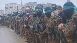 Al-Qassam Brigades Deploy in Nuseirat Ahead of Hostage Release Ceremony