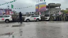 Hamas hands over 2 Israeli hostages to ICRC in Rafah