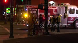 US, Phoenix: Phoenix Motorcycle Crashes Into Fire Department Ambulance