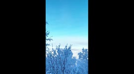 Gorgeous rime scenery in N China's Inner Mongolia