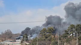 South Korea: Massive Fire Breaks At Factory In Yongin, No Casualties Reported 2