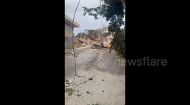 Israeli forces continue their wide-scale destruction of infrastructure in the town of Qabatiya