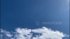 Lebanon: Israeli warplanes fly at low altitude over Beirut's Sports City, where Nasrallah's funeral is being held