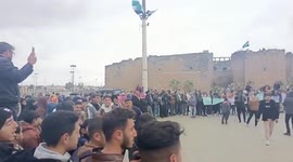 Syria: Demonstrations held in cities in southern #Syria, denouncing the statements by Israeli Prime Minister Benjamin Netanyahu regarding the