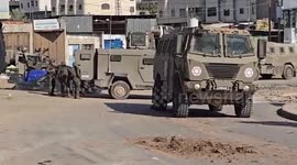 Israeli tanks deployed in West Bank