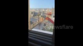 Israeli soldiers storm the town of Zababdeh in the northern West Bank