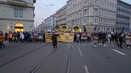 Protests Supporting Ukraine Across Europe Ahead Of Russian Invasion’s 3rd Anniversary 3