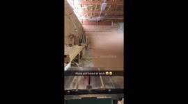 Intrusive thoughts win: Woodworker launches 2x4s at saw and racks up over 7 million views