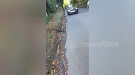 Motorcyclist broke shoulder, ribs and internal bleeding after he hit 'pothole'