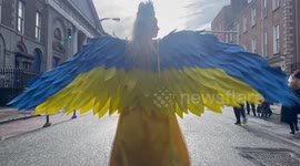 Ireland: Dublin march marks third anniversary of Russian actions