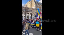 Protests Supporting Ukraine Across Europe Ahead Of Russian Invasion’s 3rd Anniversary 6