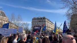 Protests Supporting Ukraine Across Europe Ahead Of Russian Invasion’s 3rd Anniversary 5