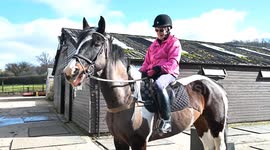 Woman who started horse riding before she could walk still in the saddle aged 100