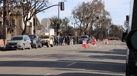 US: California Wildfires 2025, Trump Visits Palisades