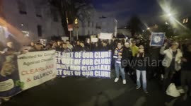 Chelsea fans protest