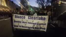 Chelsea fans protest