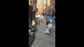 Garbage City in Egypt