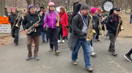 US: Women's March Boston 2025