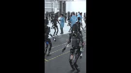 Future robot workers in Shanghai, China