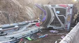 Bus crash kills 18 government workers and injures 40 others in Thailand