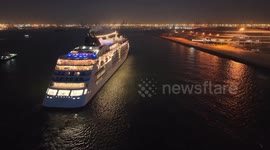 China's Tianjin welcomes its first visiting cruise ship of 2025