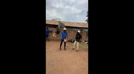 Hat juggling performance amazes in Nagongera, Uganda