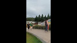 Korean tourists given fright by YouTuber's jump scare prank
