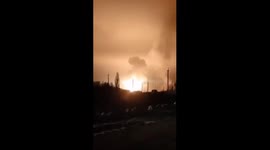 Kalibr missile strikes gas field in Poltava, Ukraine