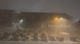 Winter storm leaves 40 cm of snow in St. John's, Newfoundland, Canada