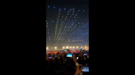 Spectacular drone show depicts ‘Samudra Manthan’ in Prayagraj, India