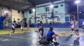 Volleyball player hit on the head during game in Bulacan, Philippines