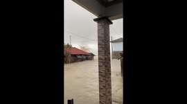 Monster waves and storm surge cause destruction in Indramayu, Indonesia