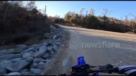 Motorcyclist captures banshee crash on video