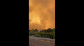 Firefighters and residents unite to battle massive forest fire in El Bolsón, Argentina