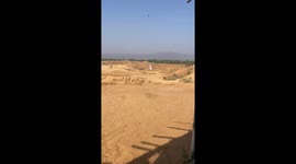 Paraglider crashes at event in Pushkar, Rajasthan, India