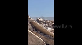 Lebanon: An Israeli military bulldozer overturned while attempting to infiltrate the village of Kafr Kela