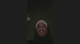 Person falls while trying to slide on snow in Splendora, Texas