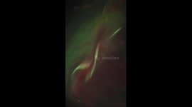 A rendezvous with gorgeous aurora