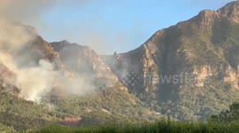 South Africa: Fire Breaks Out On Table Mountain, Prompting Road Closures 3