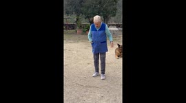82-Year-Old Woman's Jump Rope Skills