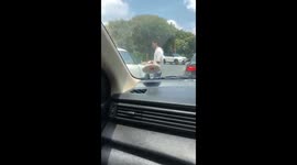 Panhandler Caught Hiding Arm