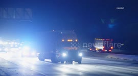 US, Los Angeles: El Monte Big Rig Pursuit Part 2