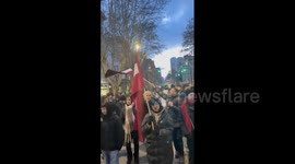 Georgia: Thousands March In Tbilisi On 90th Day Of Anti-Government Protests