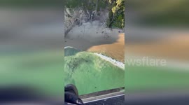 Walker stranded on cliff rescued by helicopter crew on Laguna Beach