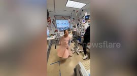 Heart transplant girl misses father-daughter dance - hospital came to rescue