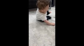 Puppy And Baby Bound To Be Best Friends