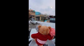 Drone Delivers St. Valentine's Gifts