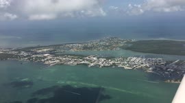 The key of Miami from the sky