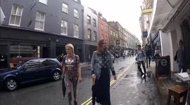 Ashley James and Charlotte de Carle attend the Real Greek book launch
